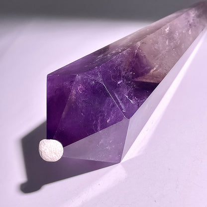 B536◇１点物◇アメジスト サセプター◇156×46×50mm◇天然石・鉱物・パワーストーン