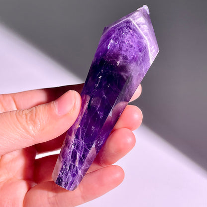 B585◇１点物◇アメジスト  サセプター◇90×24×26mm◇天然石・鉱物・パワーストーン