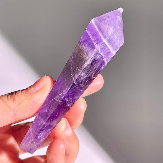 B589◇１点物◇アメジスト  サセプター◇95×26×21mm◇天然石・鉱物・パワーストーン