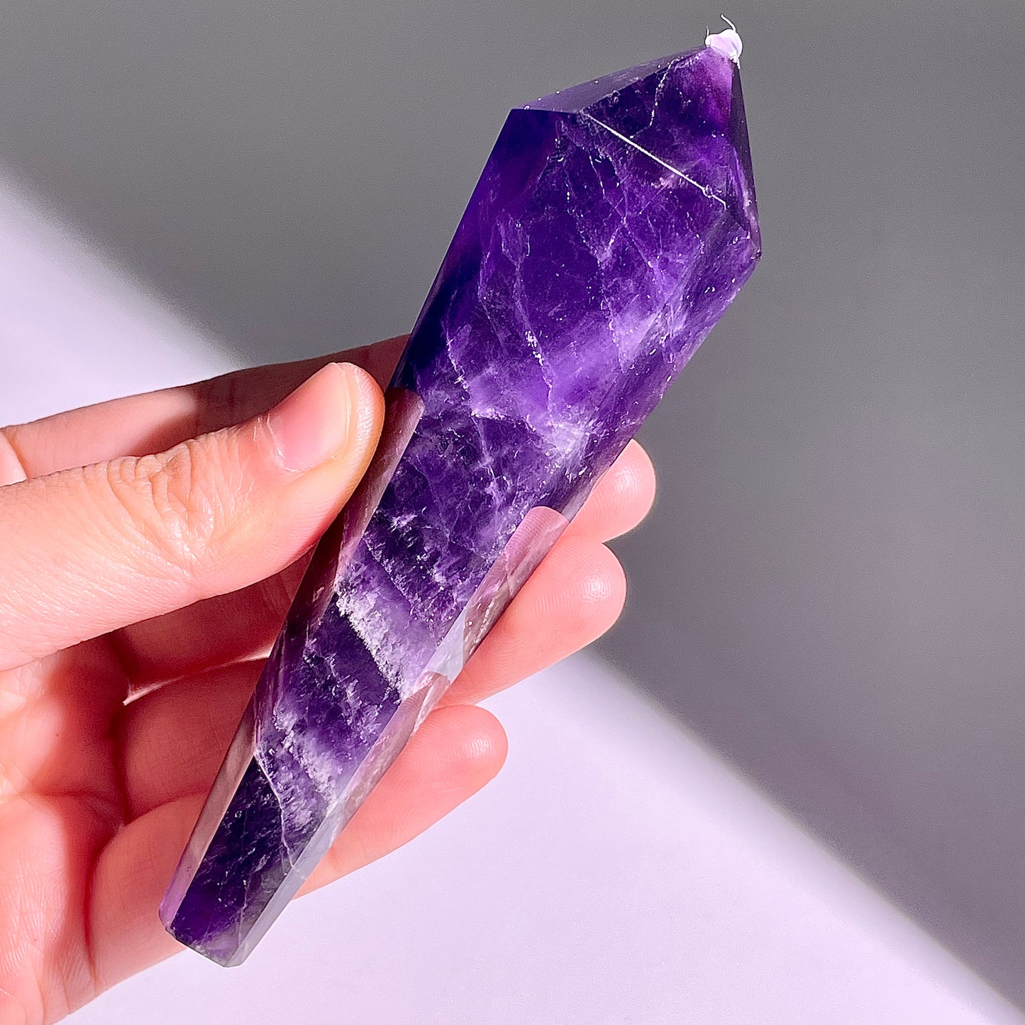 B592◇１点物◇アメジスト  サセプター◇96×30×26mm◇天然石・鉱物・パワーストーン