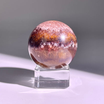 B598◇１点物◇極光蛍石  ボール◇44×44×44mm◇天然石・鉱物・パワーストーン