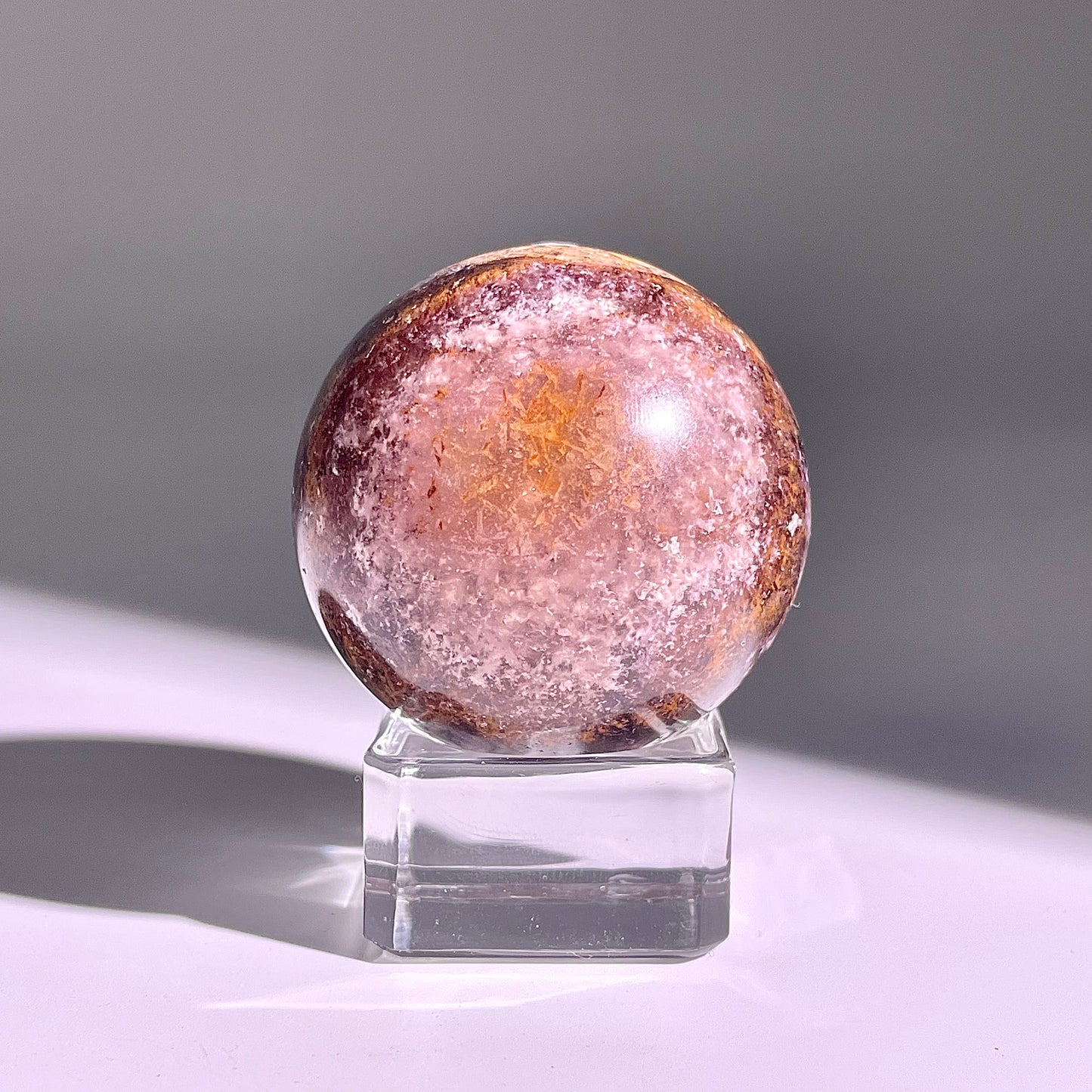 B598◇１点物◇極光蛍石  ボール◇44×44×44mm◇天然石・鉱物・パワーストーン