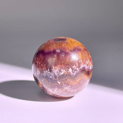 B598◇１点物◇極光蛍石  ボール◇44×44×44mm◇天然石・鉱物・パワーストーン