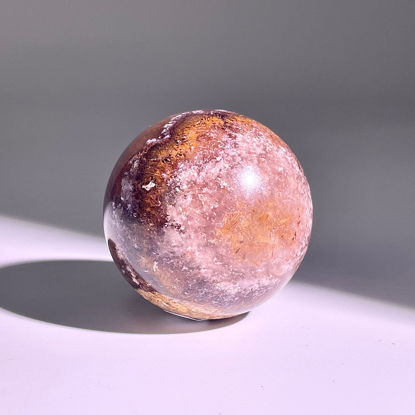 B598◇１点物◇極光蛍石  ボール◇44×44×44mm◇天然石・鉱物・パワーストーン