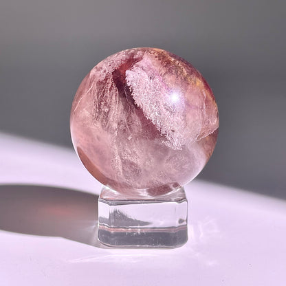 B599◇１点物◇極光蛍石  ボール◇42×42×42mm◇天然石・鉱物・パワーストーン