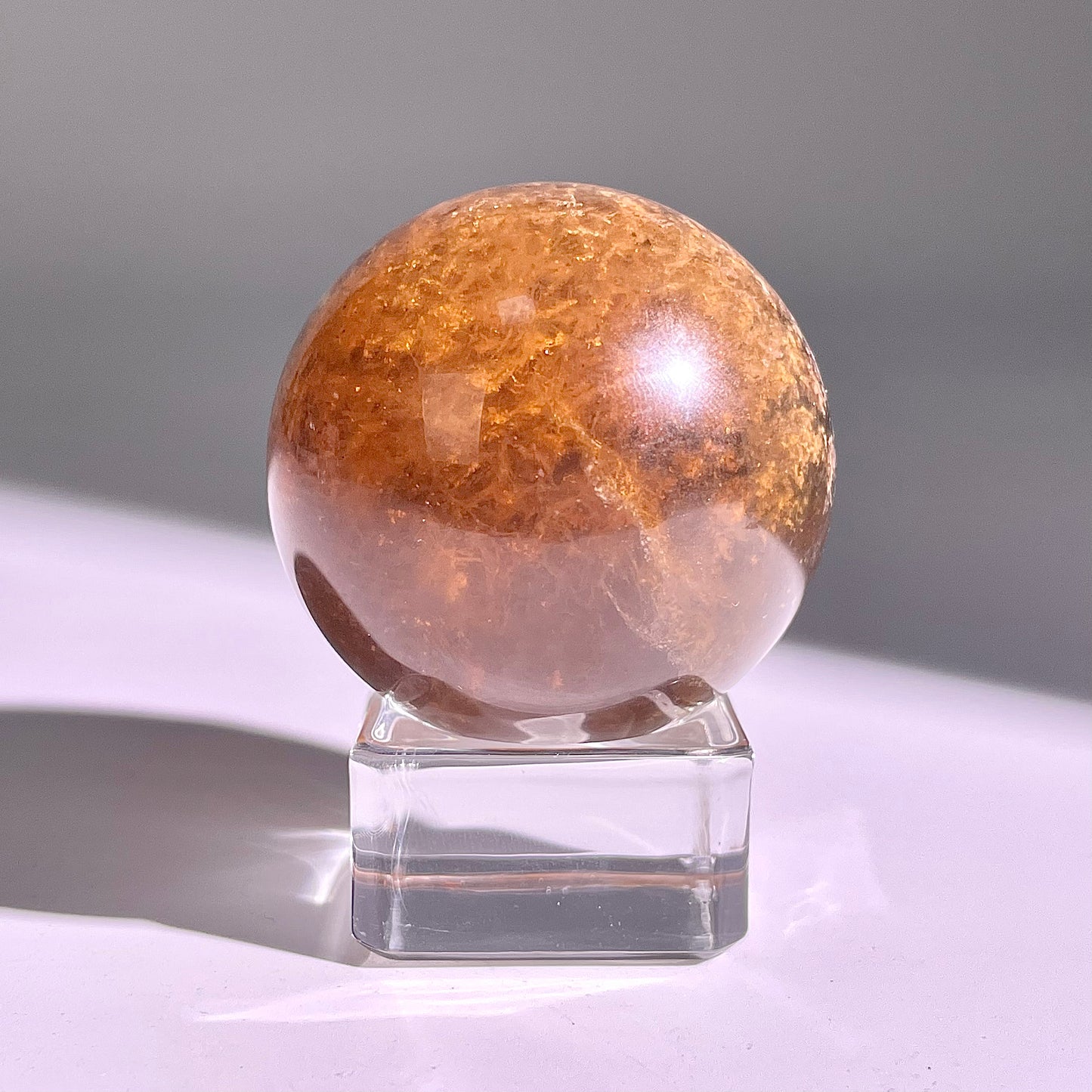 B600◇１点物◇極光蛍石  ボール◇44×44×44mm◇天然石・鉱物・パワーストーン