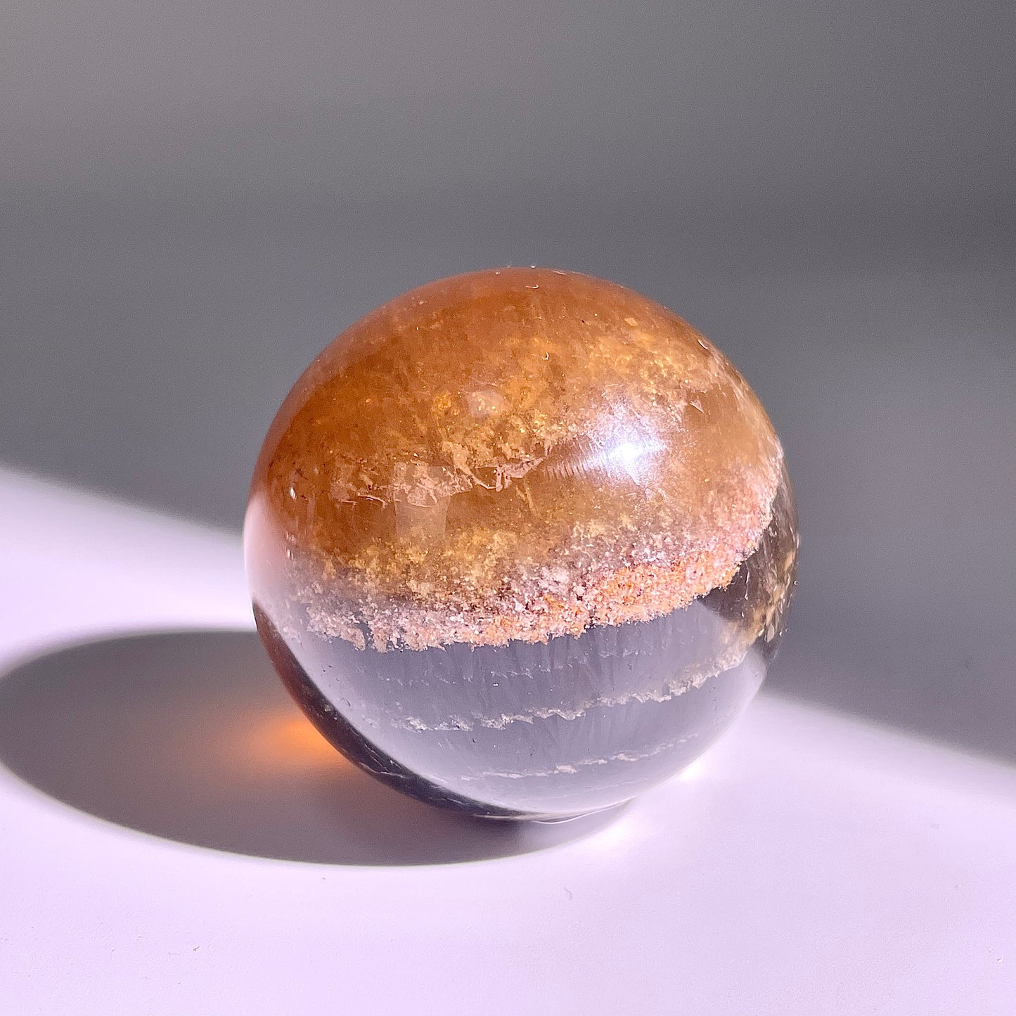 B600◇１点物◇極光蛍石  ボール◇44×44×44mm◇天然石・鉱物・パワーストーン