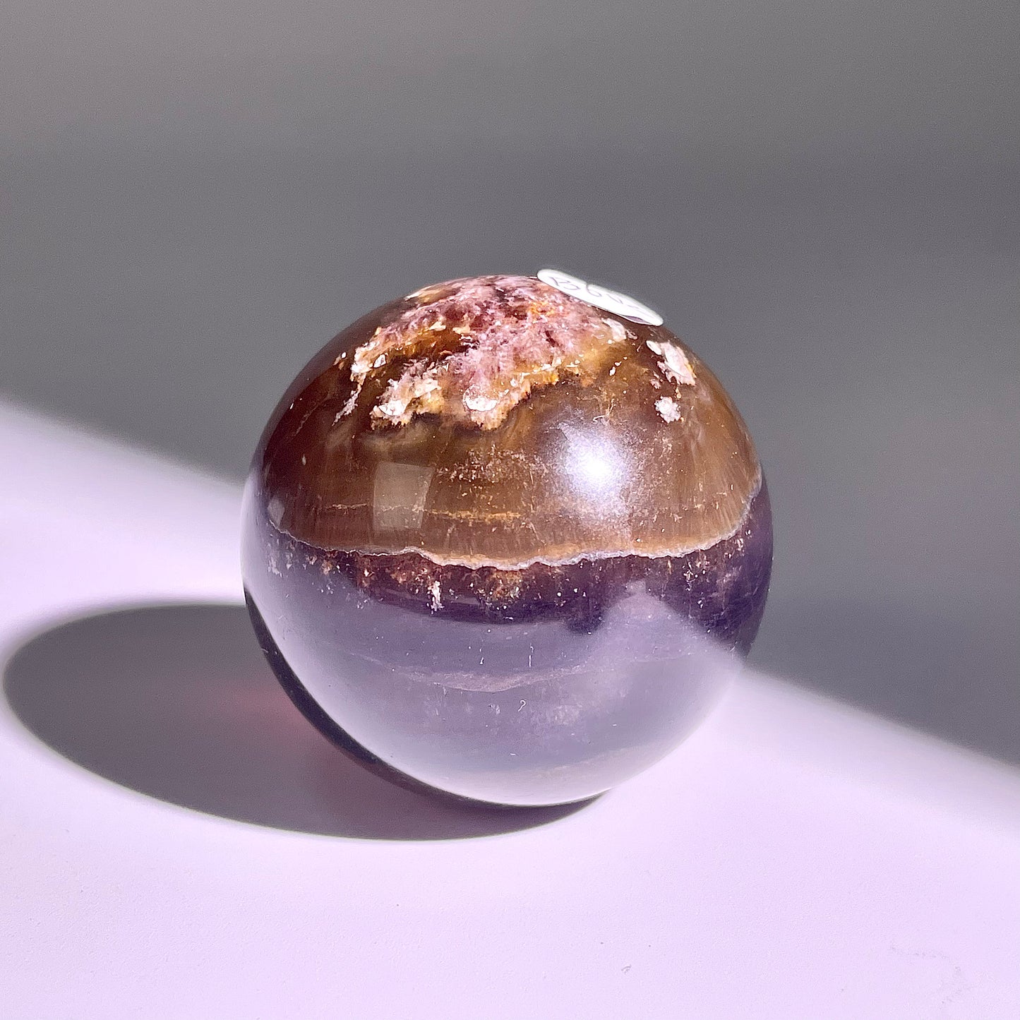 B602◇１点物◇極光蛍石  ボール◇40×40×40mm◇天然石・鉱物・パワーストーン