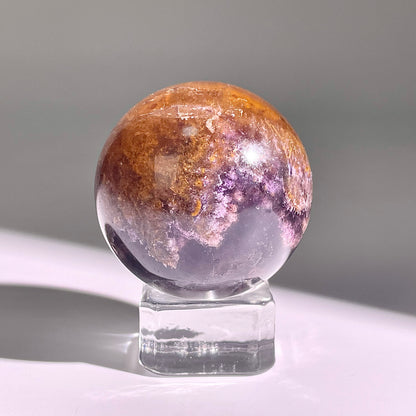 B607◇１点物◇極光蛍石  ボール◇40×40×40mm◇天然石・鉱物・パワーストーン