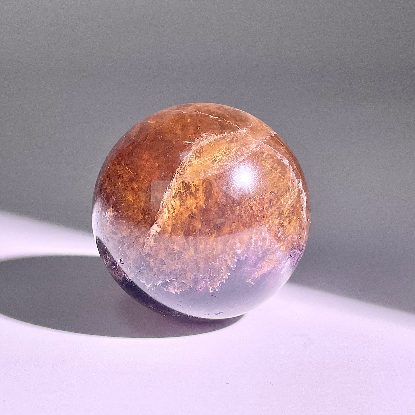 B607◇１点物◇極光蛍石  ボール◇40×40×40mm◇天然石・鉱物・パワーストーン