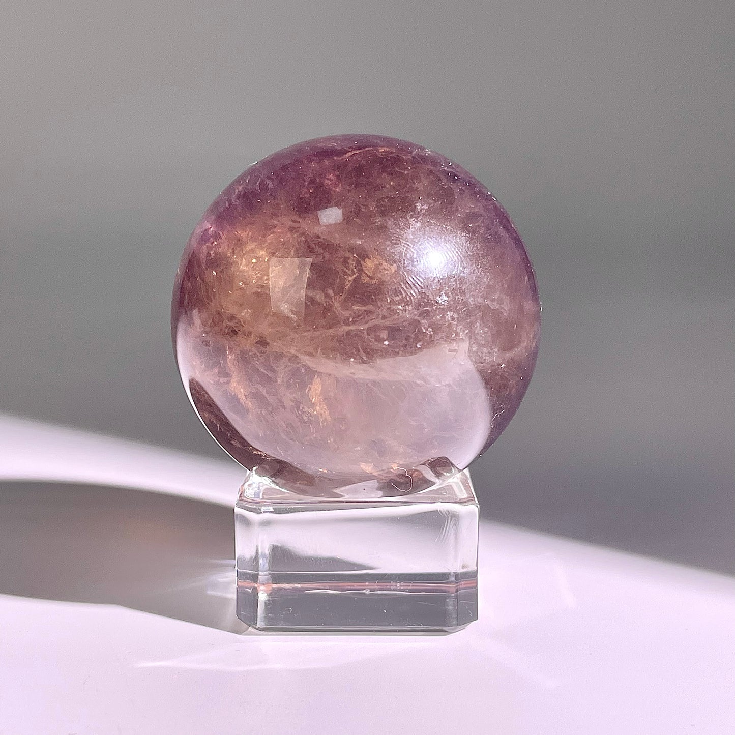 B608◇１点物◇極光蛍石  ボール◇47×47×47mm◇天然石・鉱物・パワーストーン