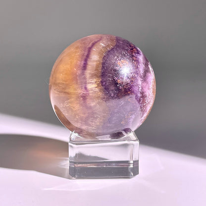 B608◇１点物◇極光蛍石  ボール◇47×47×47mm◇天然石・鉱物・パワーストーン