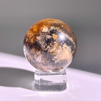 B609◇１点物◇極光蛍石  ボール◇42×42×42mm◇天然石・鉱物・パワーストーン