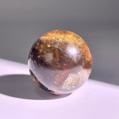 B609◇１点物◇極光蛍石  ボール◇42×42×42mm◇天然石・鉱物・パワーストーン