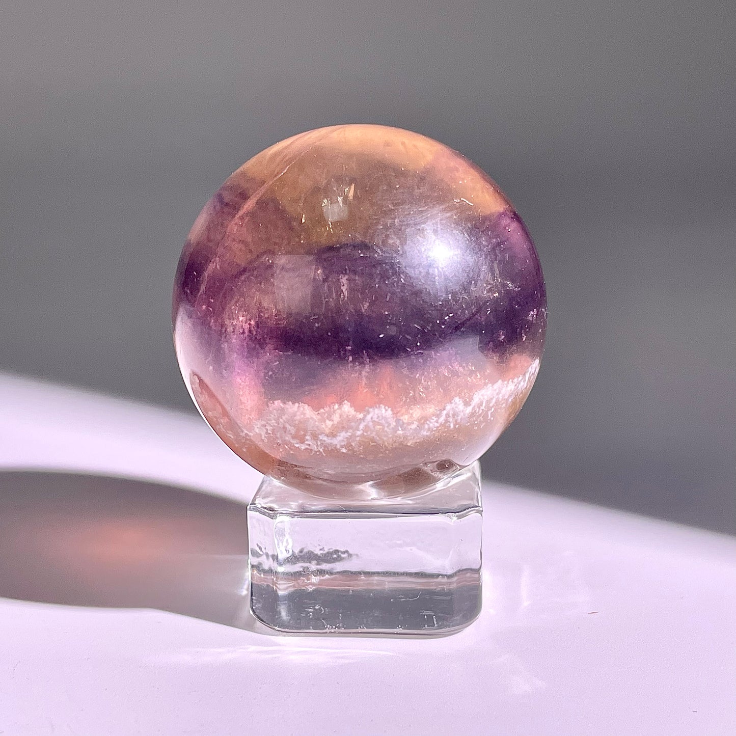 B611◇１点物◇極光蛍石  ボール◇40×40×40mm◇天然石・鉱物・パワーストーン