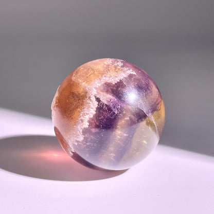 B611◇１点物◇極光蛍石  ボール◇40×40×40mm◇天然石・鉱物・パワーストーン