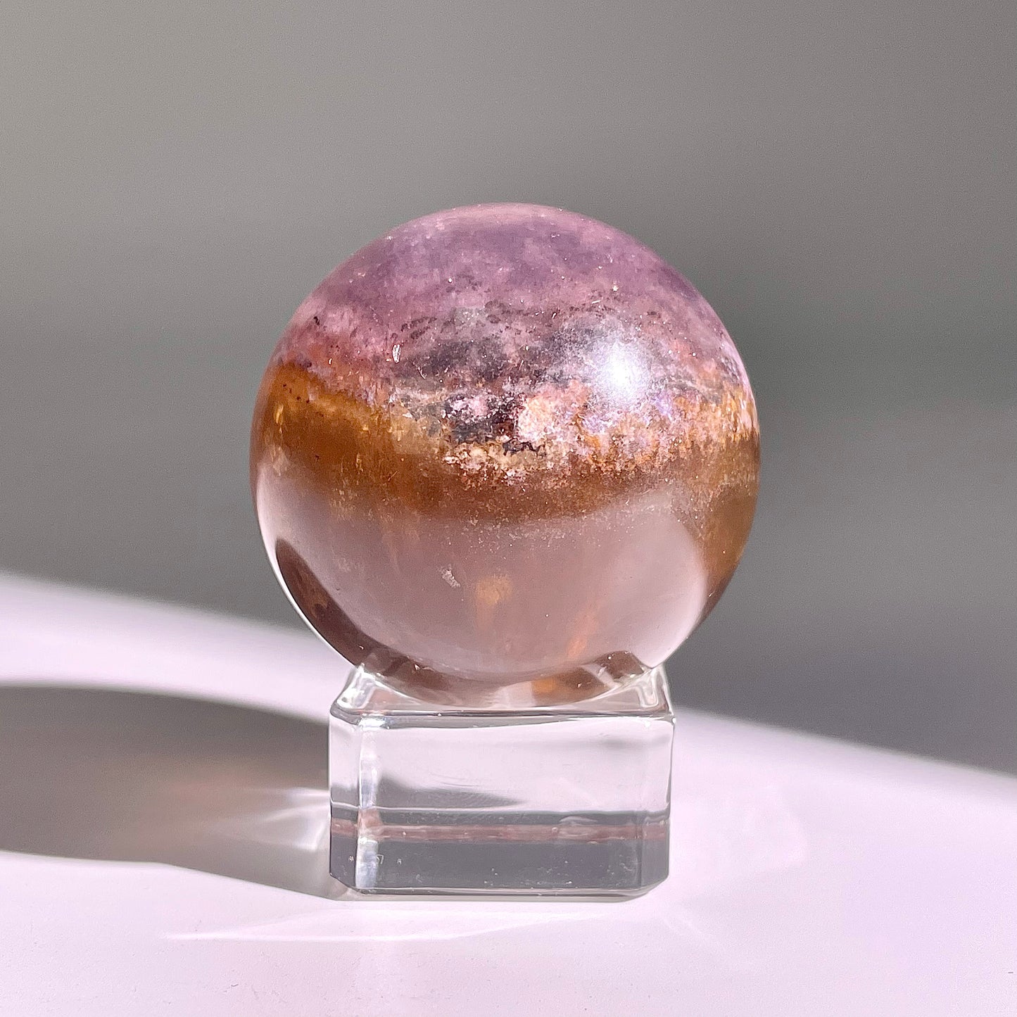 B612◇１点物◇極光蛍石  ボール◇46×46×46mm◇天然石・鉱物・パワーストーン