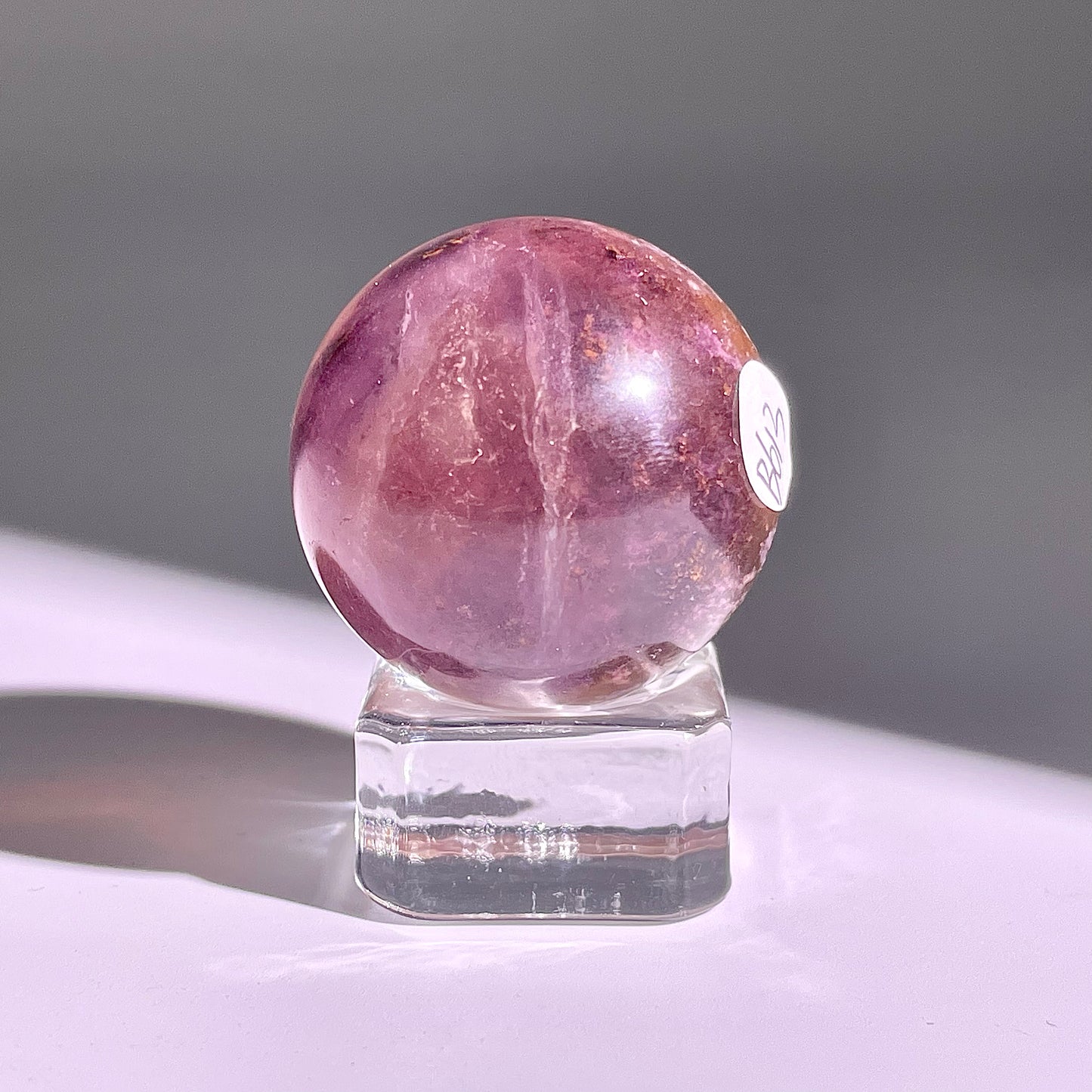 B613◇１点物◇極光蛍石  ボール◇33×33×33mm◇天然石・鉱物・パワーストーン