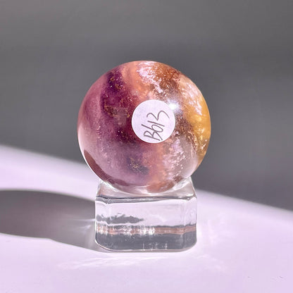 B613◇１点物◇極光蛍石  ボール◇33×33×33mm◇天然石・鉱物・パワーストーン