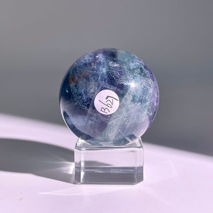 B627◇１点物◇フェザーフローライト ボール◇45×45×45mm◇天然石・鉱物・パワーストーン