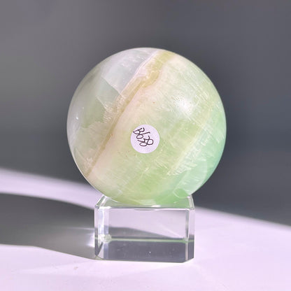 B638◇１点物◇カリブカルサイト ボール◇65×65×65mm◇天然石・鉱物・パワーストーン