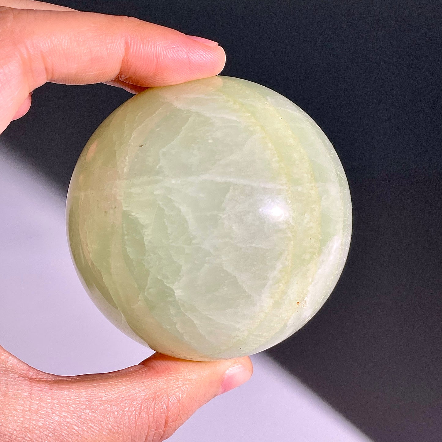 B639◇１点物◇カリブカルサイト ボール◇63×63×63mm◇天然石・鉱物・パワーストーン