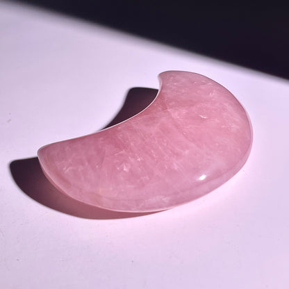 B644◇１点物◇ローズクォーツ ムーン◇79×43×19mm◇天然石・鉱物・パワーストーン