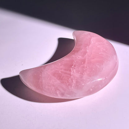 B648◇１点物◇ローズクォーツ ムーン◇107×55×27mm◇天然石・鉱物・パワーストーン