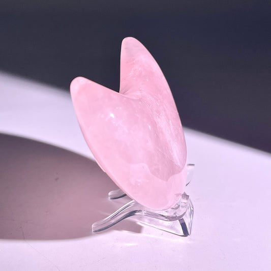 B650◇１点物◇ローズクォーツ ムーン◇78×44×17mm◇天然石・鉱物・パワーストーン