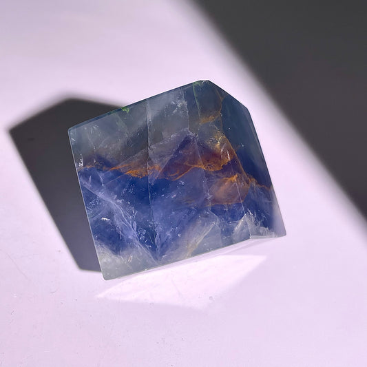 B657◇ブルーフローライト スクエア◇36×35×36mm◇天然石・鉱物・パワーストーン