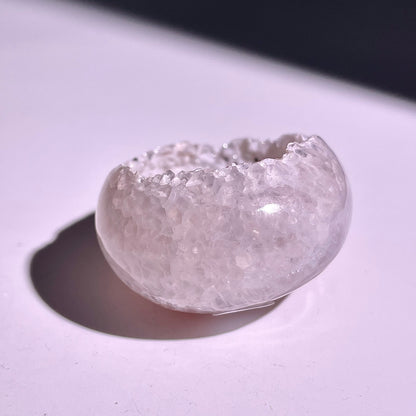 B661◇彩晶マシュマロ エッグ◇52×43×26mm◇天然石・鉱物・パワーストーン