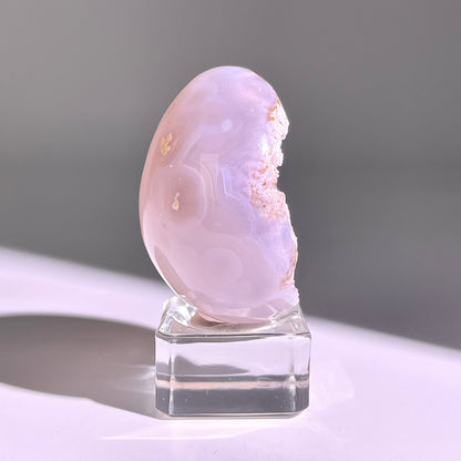 B672◇彩晶マシュマロ エッグ◇52×46×31mm◇天然石・鉱物・パワーストーン