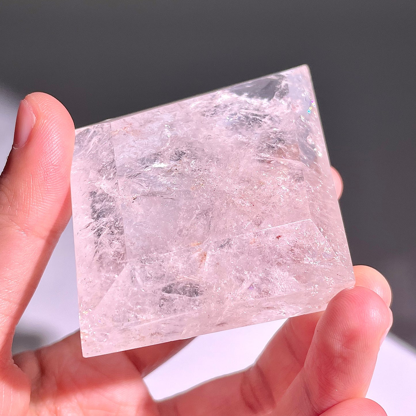 B682◇ピンクアゼツライト 不規則◇91×62×22mm◇天然石・鉱物・パワーストーン