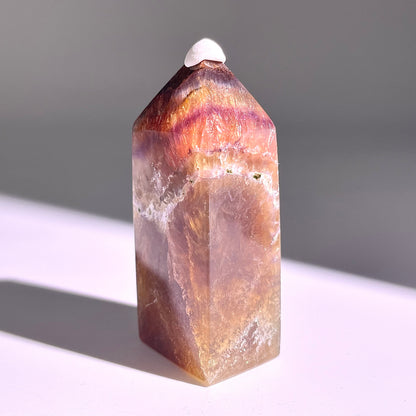 B706◇極光蛍石 ピラー◇54×17×10mm◇天然石・鉱物・パワーストーン