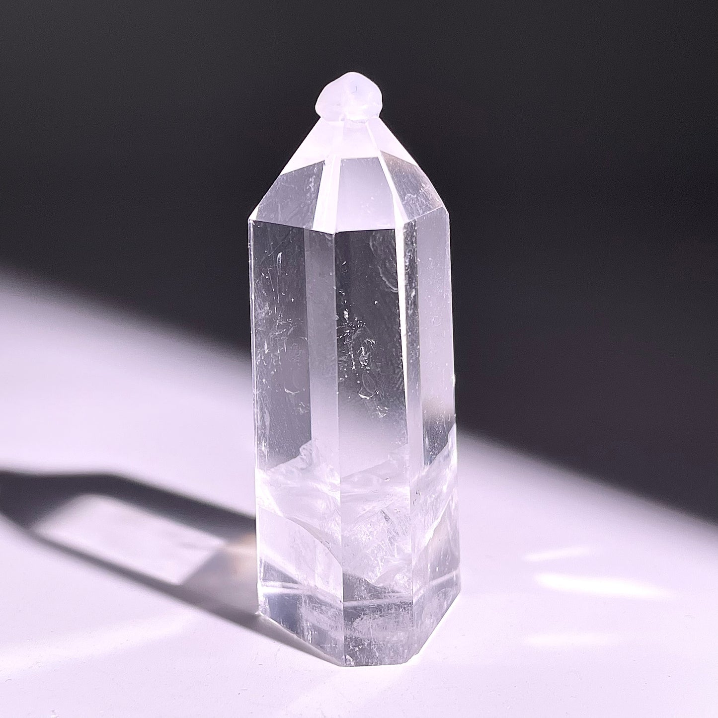 B710◇青い針の水晶 ピラー◇49×16×13mm◇天然石・鉱物・パワーストーン
