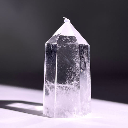 B712◇青い針の水晶 ピラー◇46×16×16mm◇天然石・鉱物・パワーストーン