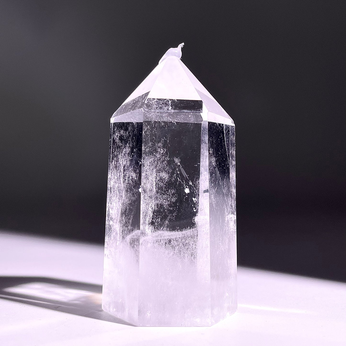 B712◇青い針の水晶 ピラー◇46×16×16mm◇天然石・鉱物・パワーストーン