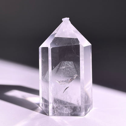 B713◇青い針の水晶 ピラー◇52×27×14mm◇天然石・鉱物・パワーストーン