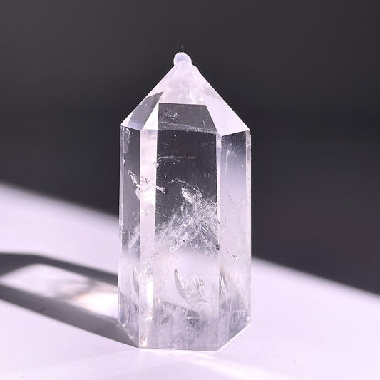 B714◇青い針の水晶 ピラー◇52×18×17mm◇天然石・鉱物・パワーストーン
