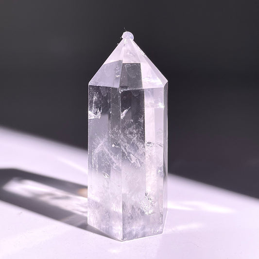 B714◇青い針の水晶 ピラー◇52×18×17mm◇天然石・鉱物・パワーストーン