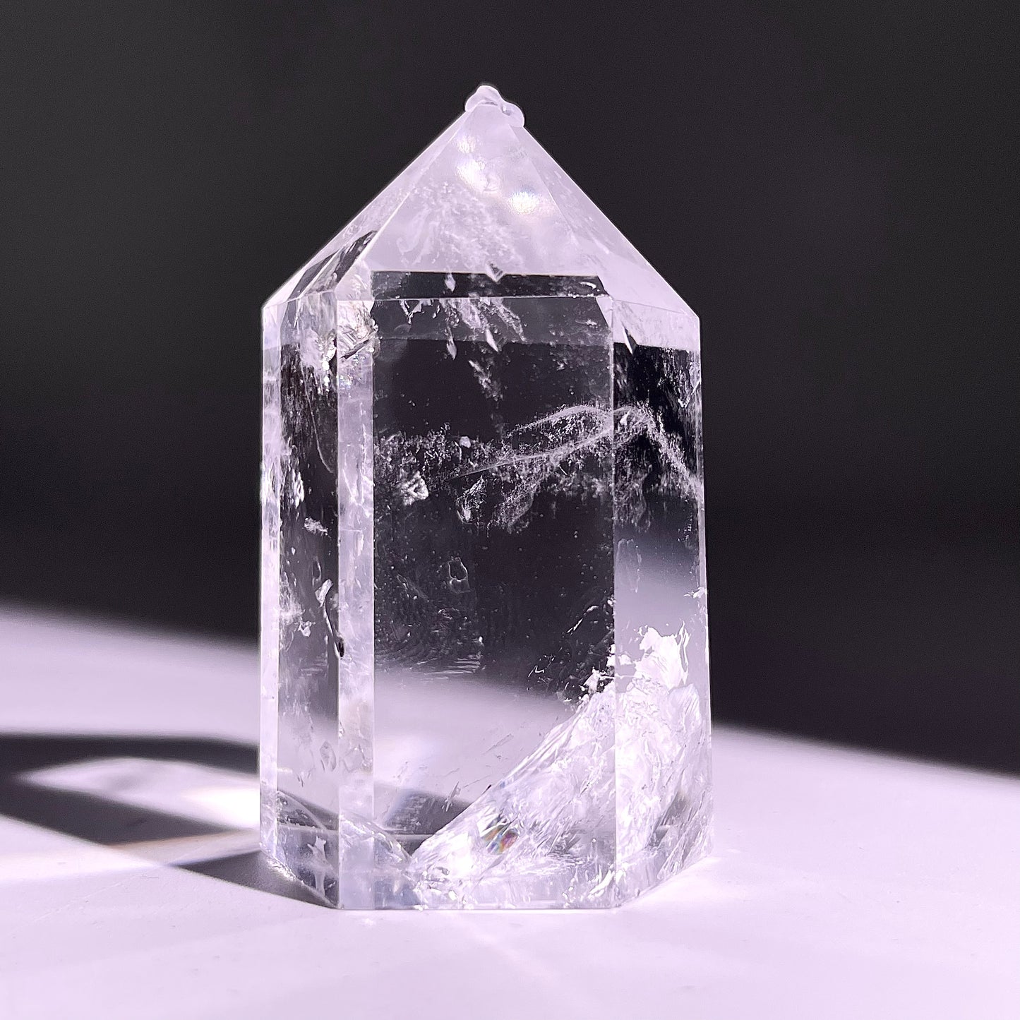 B715◇青い針の水晶 ピラー◇43×21×14mm◇天然石・鉱物・パワーストーン