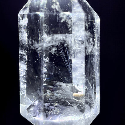 B715◇青い針の水晶 ピラー◇43×21×14mm◇天然石・鉱物・パワーストーン