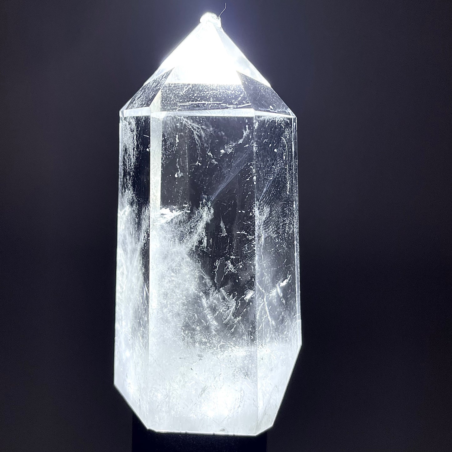 B717◇青い針の水晶 ピラー◇54×21×16mm◇天然石・鉱物・パワーストーン