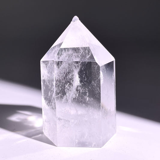 B718◇青い針の水晶 ピラー◇52×28×17mm◇天然石・鉱物・パワーストーン