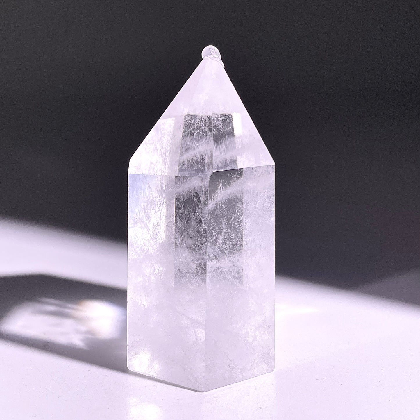 B718◇青い針の水晶 ピラー◇52×28×17mm◇天然石・鉱物・パワーストーン