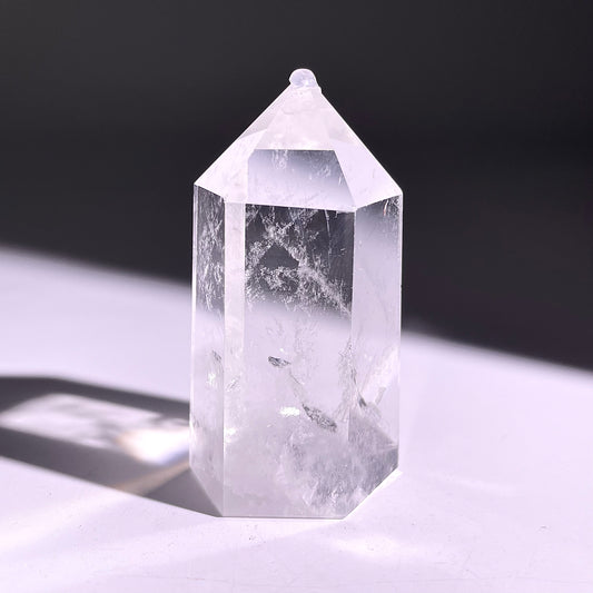 B720◇青い針の水晶 ピラー◇48×20×15mm◇天然石・鉱物・パワーストーン