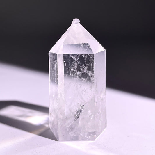 B720◇青い針の水晶 ピラー◇48×20×15mm◇天然石・鉱物・パワーストーン