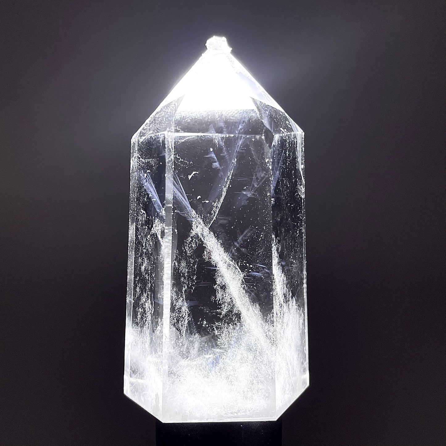 B721◇青い針の水晶 ピラー◇54×26×16mm◇天然石・鉱物・パワーストーン