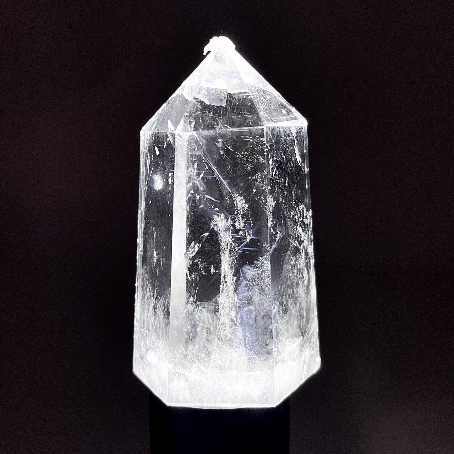 B722◇青い針の水晶 ピラー◇46×21×19mm◇天然石・鉱物・パワーストーン