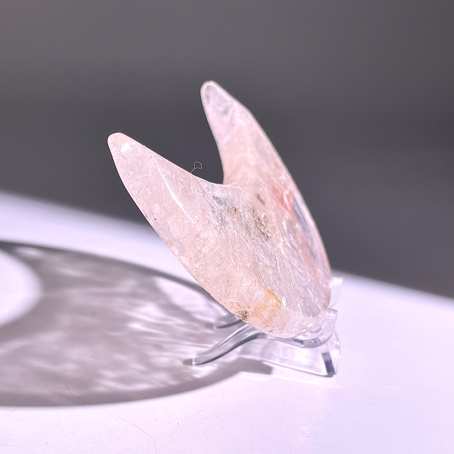 B725◇ピンクアゼツライト  ムーン◇90×32×0.6mm◇天然石・鉱物・パワーストーン